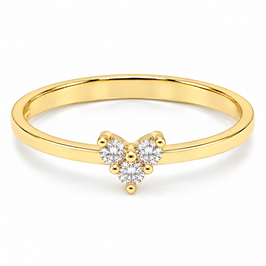 10MP10028LQ Anillo en oro amarillo de 10 Kilates