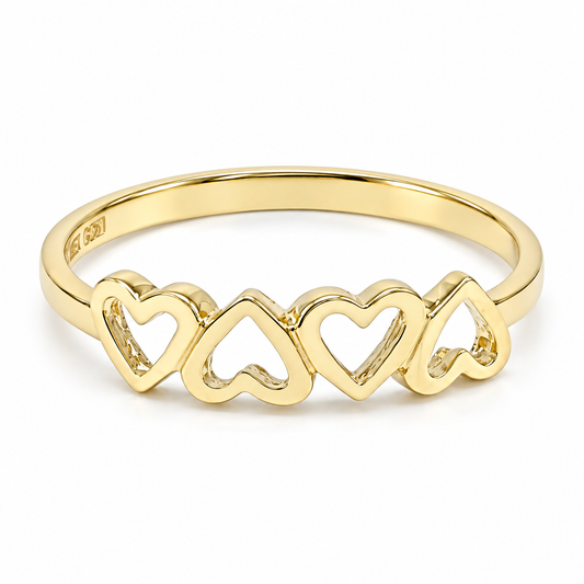 10MP10031LQ Anillo en oro amarillo de 10 Kilates