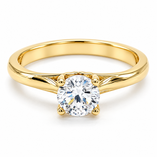 Anillo de compromiso en oro amarillo de 14 Kilates | 11ZA02LQ