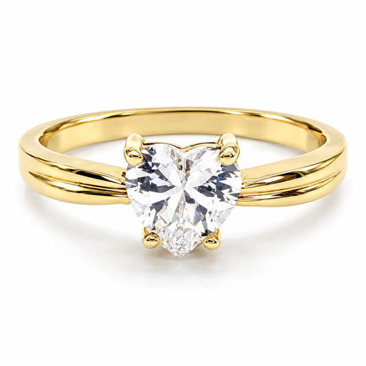 Anillo de compromiso en oro amarillo de 14 Kilates | 11ZA141LQ