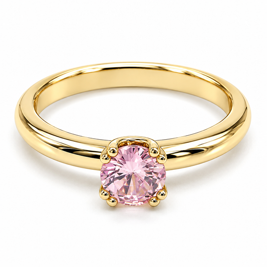 Anillo de compromiso en oro amarillo de 14 Kilates | 11ZA58553LQ