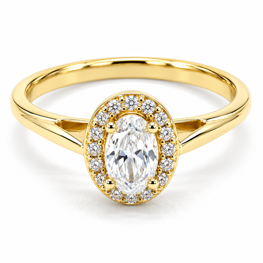 Anillo de compromiso en oro amarillo de 14 Kilates | 11ZA71LQ