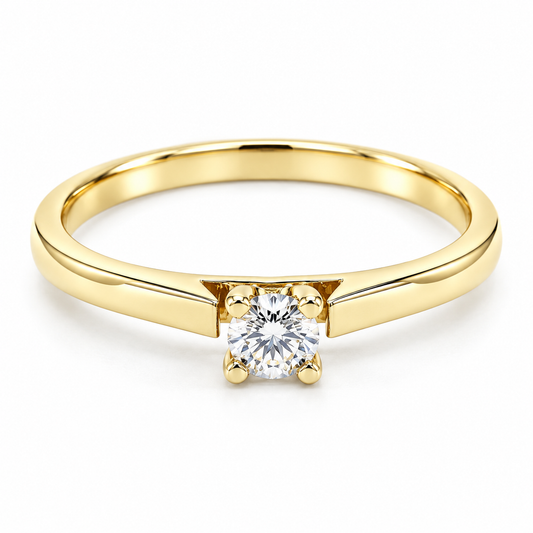 Anillo de compromiso en oro amarillo de 14 Kilates | 11ZA78LQ