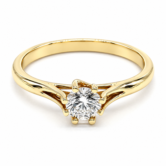 Anillo de compromiso en oro amarillo de 14 Kilates | 11ZA9026LQ