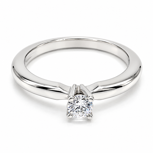 Anillo de compromiso en oro blanco de 14 Kilates | 11ZB160LQ