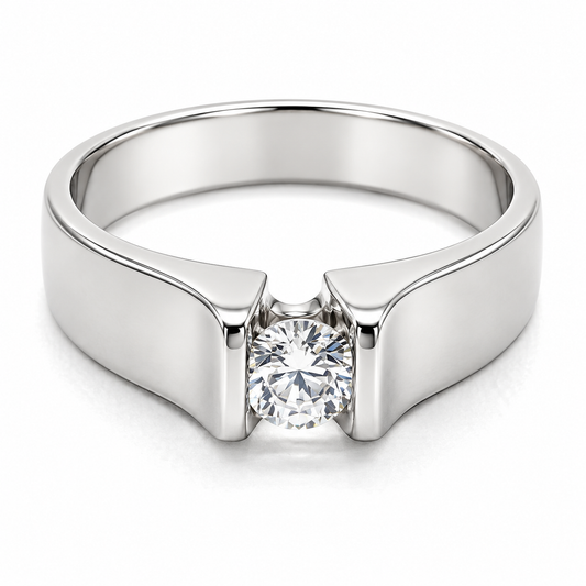 Anillo de Compromiso en oro blanco de 14 kilates | 11ZB4232LQ