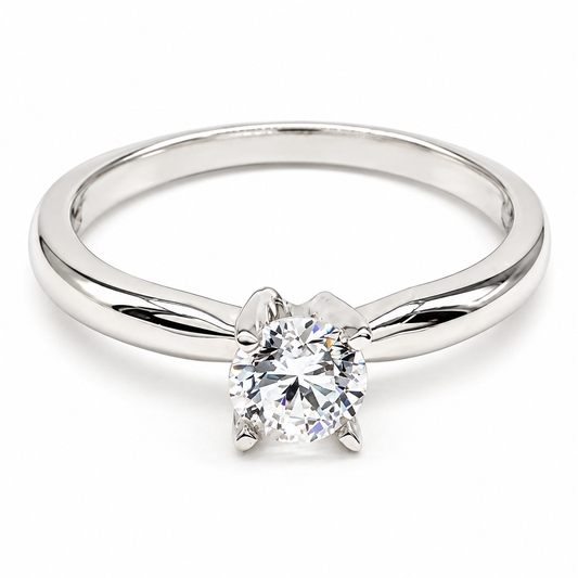 Anillo de Compromiso en oro blanco de 14 kilates | 11ZB50LQ
