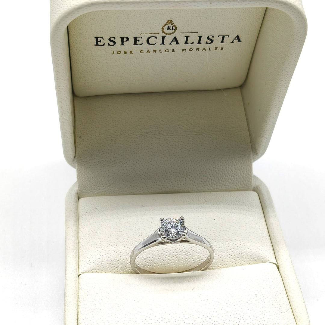Anillo de compromiso en oro blanco de 14 Kilates | 11ZB796LQ