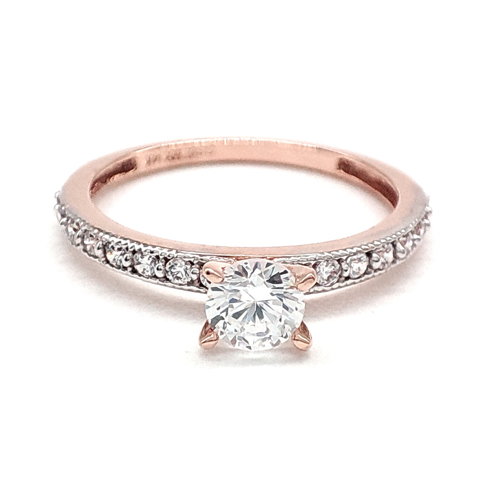 Aotiwe Anillos De Pareja Para él Y Ella Conjunto Oro Rosa Blanco Oro Rosa Negro Anillo