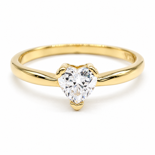 Anillo de compromiso en oro amarillo de 14 Kilates | 11ZA4348LQ