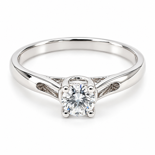 Anillo de Compromiso fabricado en oro de 10 Kilates | 18ZB109LQ