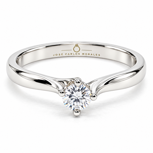Anillo de Compromiso fabricado en oro de 10 Kilates | 18ZB114LQ