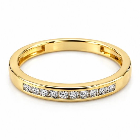 Churumbela en oro amarillo de 14 Kilates con Diamantes naturales | 22CHA117783LQ