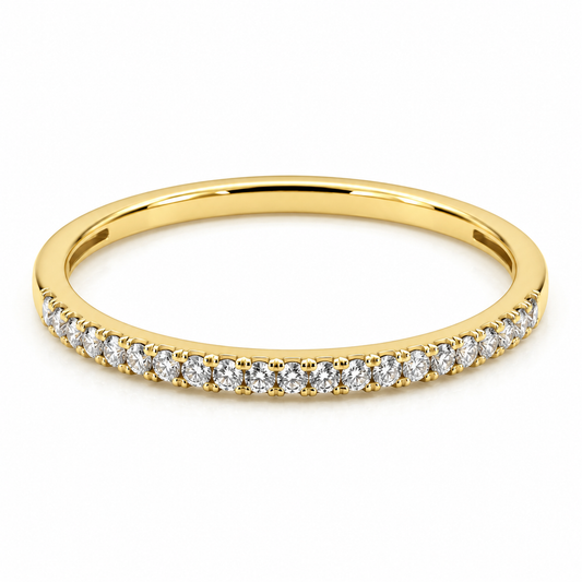Churumbela en oro amarillo de 14 Kilates montado en diamantes naturales | 22CHA136321LQ