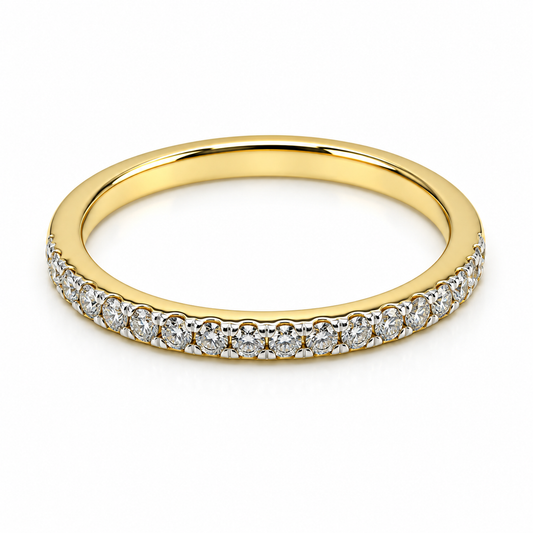 Churumbela en oro amarillo de 14 Kilates montado en diamantes naturales | 22CHA86941LQ