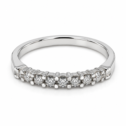 Churumbela en oro blanco de 14 Kilates con Diamantes naturales | 22CHB102444LQ