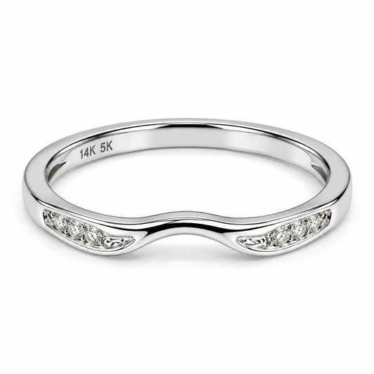 Churumbela en oro blanco de 14 Kilates con Diamantes naturales | 22CHB138146LQ