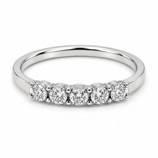 Churumbela en oro blanco de 14 Kilates con Diamantes naturales | 22CHB294219LQ