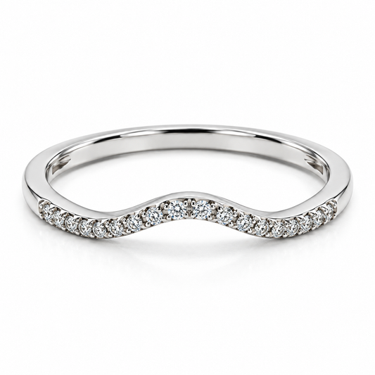 Churumbela en oro blanco de 14 Kilates con Diamantes naturales | 22CHB3902LQ