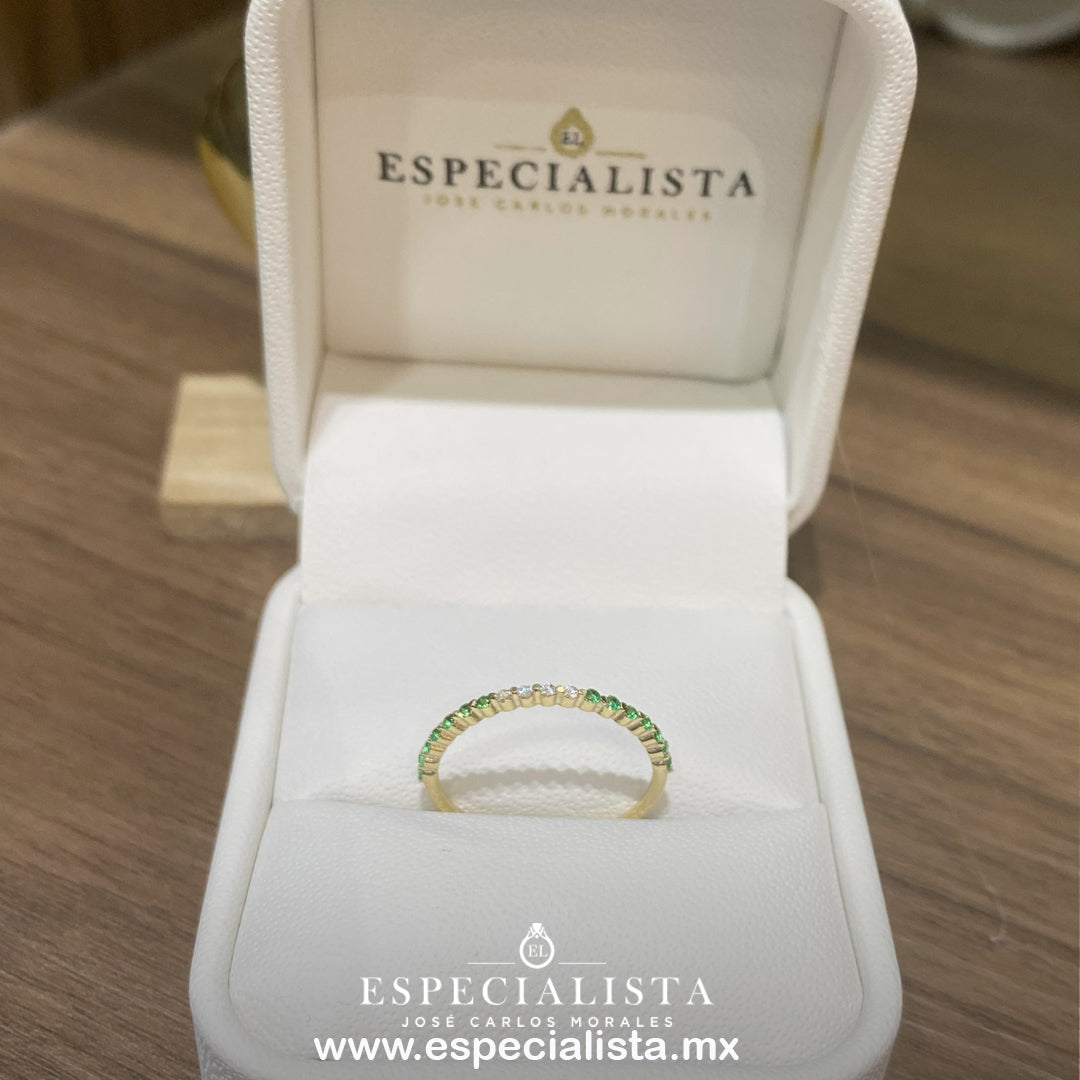 Churumbela en oro amarillo de 14 Kilates con circonias | 23CHA7094LQ-V