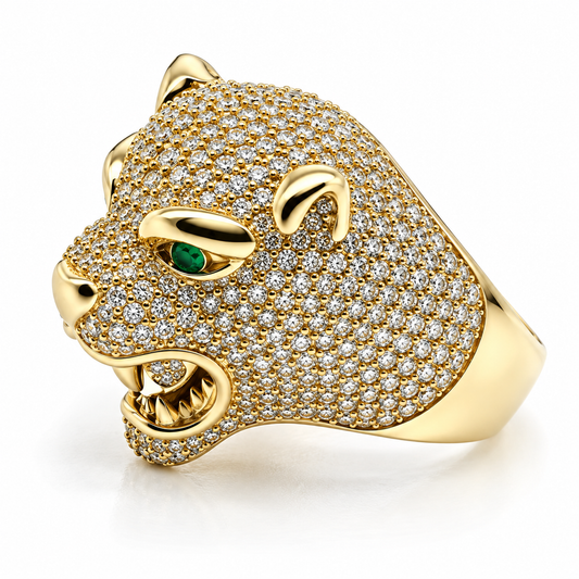 30JC13LQ Anillo para caballero en oro amarillo de 10 kilates