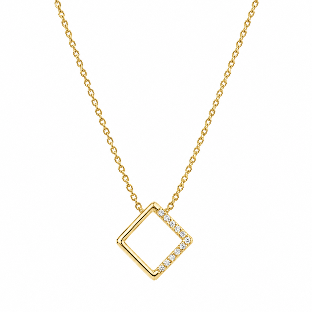 602117202LQ Collar en oro de 14 Kilates con Diamantes naturales
