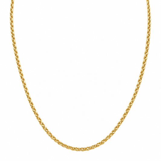 Cadena de eslabones en oro amarillo de 14K de 60 cm | 6040109A-60LQ