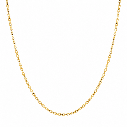 Cadena en oro amarillo de 10 Kilates de 0.8mm Disponible en 40,45 o 50cm de largo | 6050108LQ
