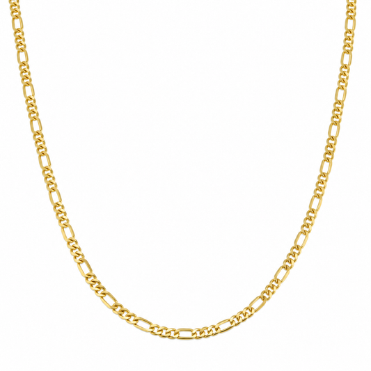 Cadena de eslabones 3x1 en oro amarillo de 10 Kilates | 6050333LQ