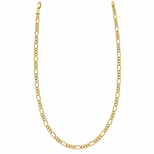 Cadena de eslabones 3x1 en oro amarillo de 10 Kilates | 6050338LQ