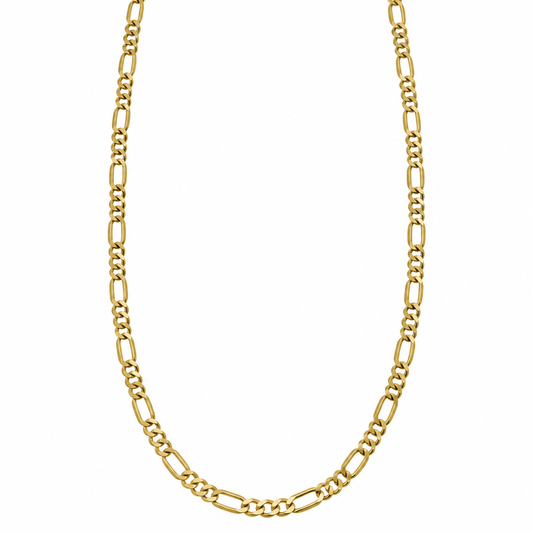 Cadena de eslabones 3x1 en oro amarillo de 10 Kilates | 6050340LQ