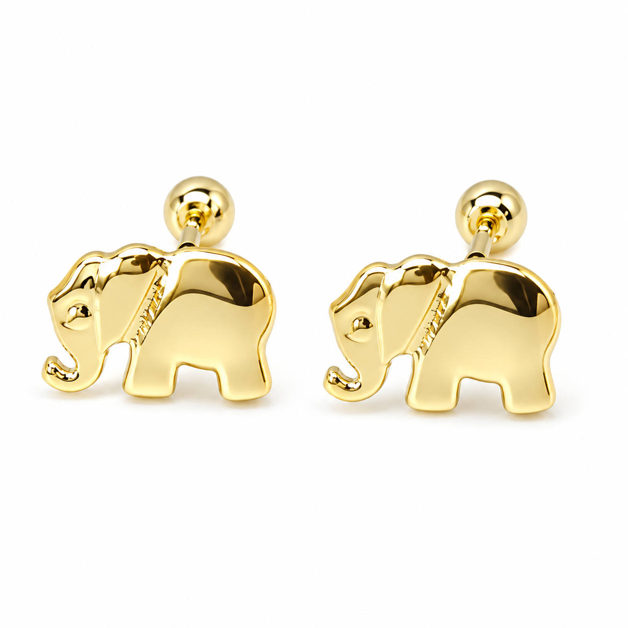 Broqueles en oro de 10 Kilates | 61AR10430LQ