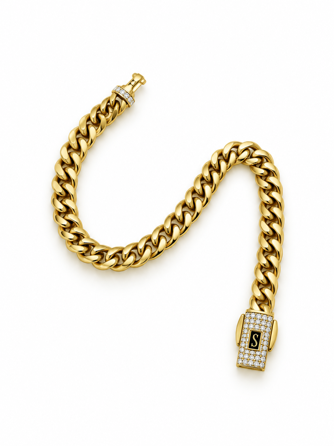 6210478LQ Pulso Mónaco en oro amarillo de 10 kilates.