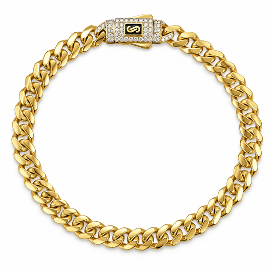 Pulso Mónaco en oro amarillo de 10 kilates | 6210478LQ