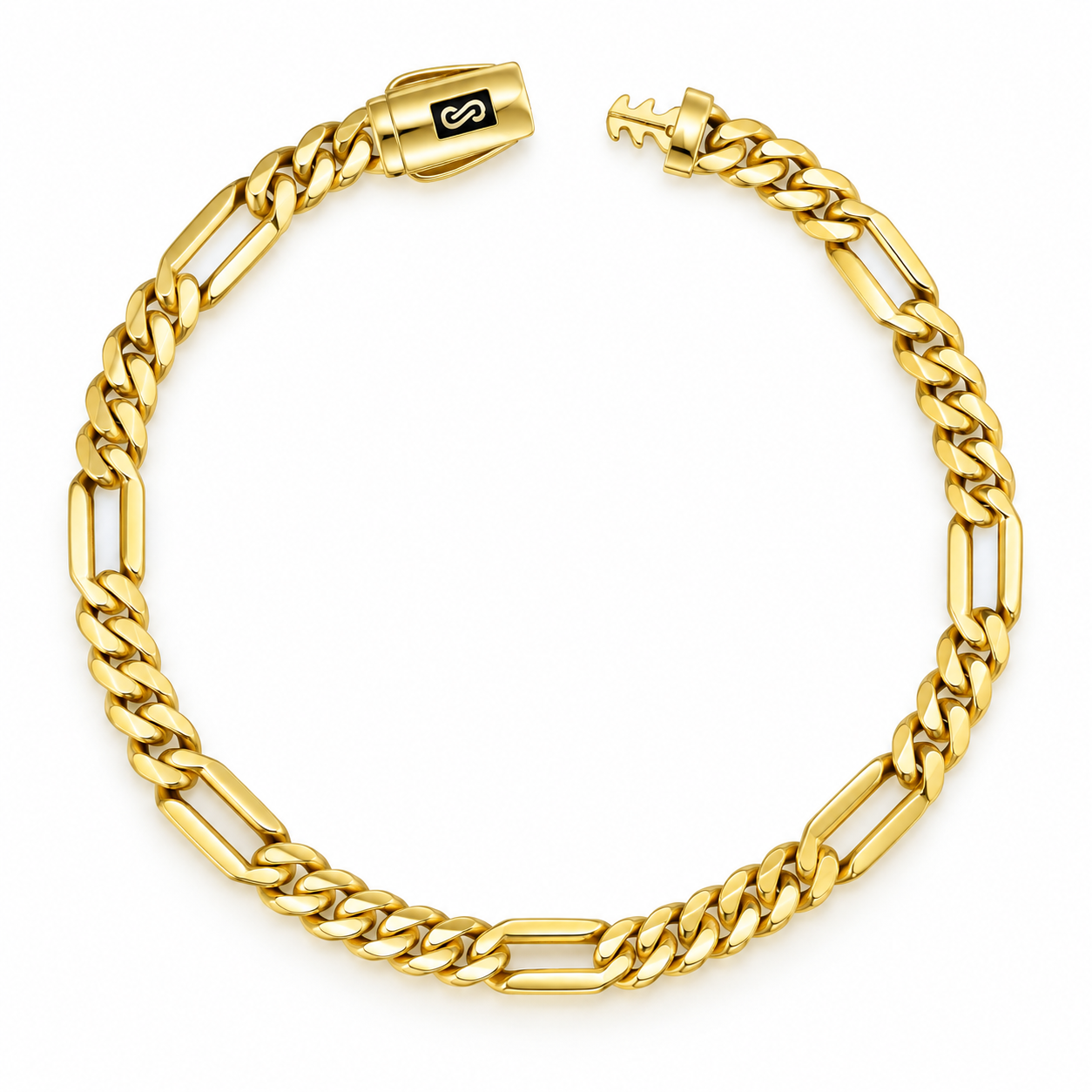6220207LQ Pulso Monaco en oro amarillo de 14 Kilates