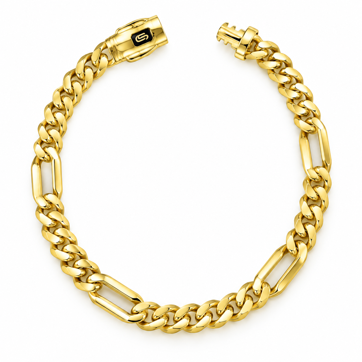 6220205LQ Pulso Monaco en oro amarillo de 14 Kilates