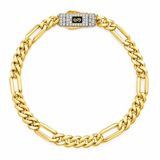 Pulso Monaco en oro amarillo de 14 Kilates | 6220208LQ