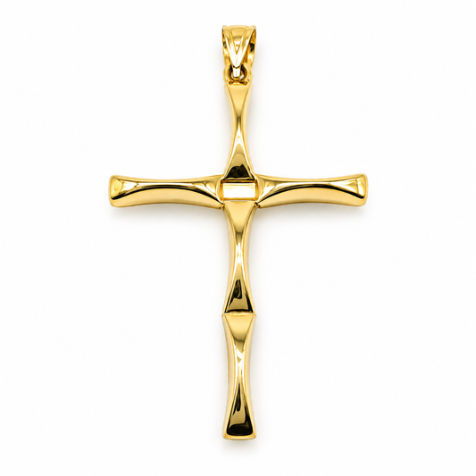 Cruz en oro amarillo de 14K | 6340096LQ