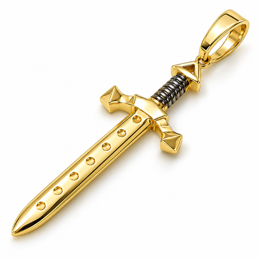 Dije de espada en oro amarillo de 14K | 6510010LQ