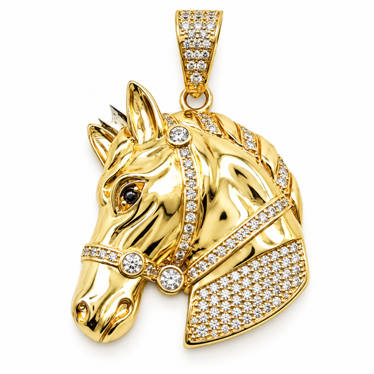 Dije de caballo en oro amarillo de 10K | 6510017LQ