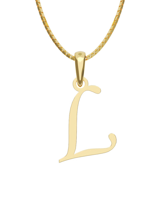 Inicial L en oro amarillo de 14K — Fonelli VI343-D