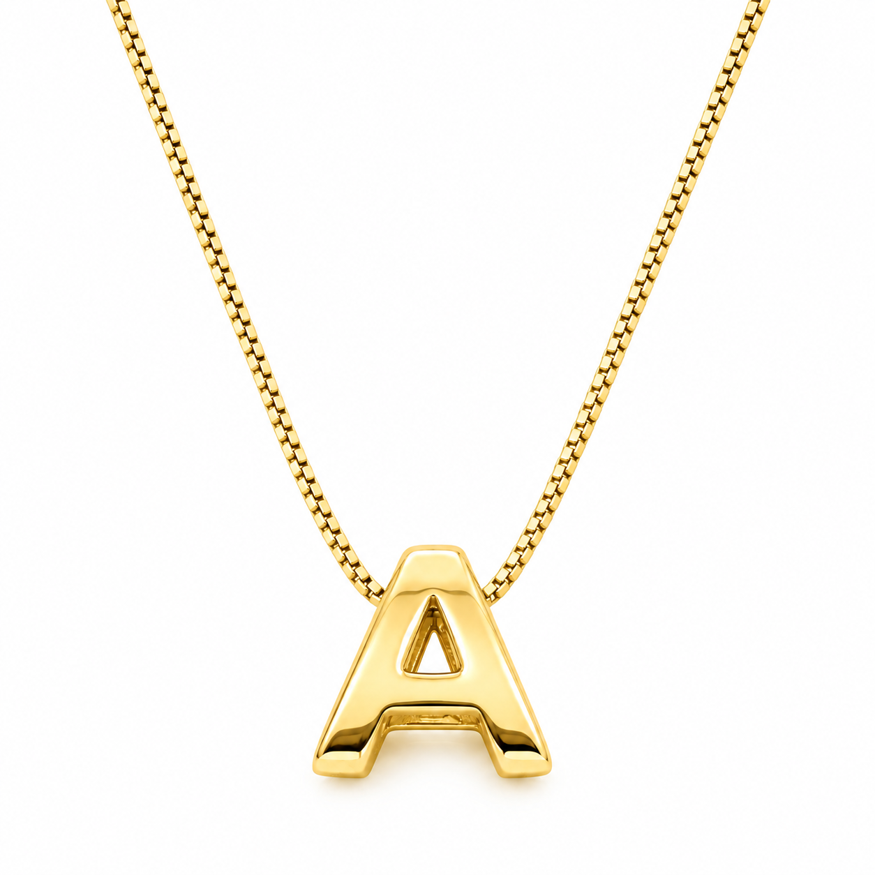 Cadenas de oro con Inicial 3D