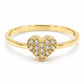 10MP10030LQ Anillo en oro amarillo de 10 Kilates