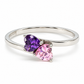 10MP10036LQ Anillo en oro blanco de 10 Kilates