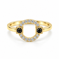10MP14008LQ Anillo en oro amarillo de 14 kilates