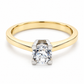 11EC01LQ Anillo de Compromiso en Oro Amarillo de 14 kilates