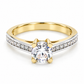 11EC02LQ Anillo de Compromiso en Oro Amarillo de 14 kilates
