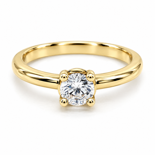 Anillo de compromiso en oro amarillo de 14 Kilates | 11ZA15LQ