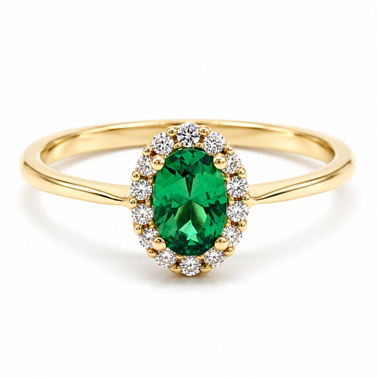 Anillo de compromiso en oro amarillo de 14 Kilates | 11ZA18LQ