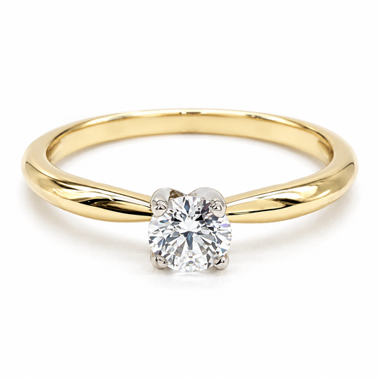 Anillo de compromiso en oro amarillo de 14 Kilates | 11ZA3445LQ